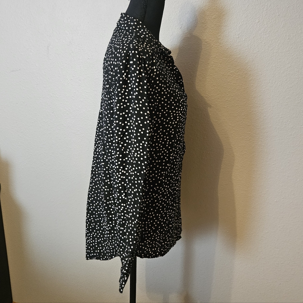 Beachlunchlounge Black Medium Womens Blouse - Picture 5 of 7